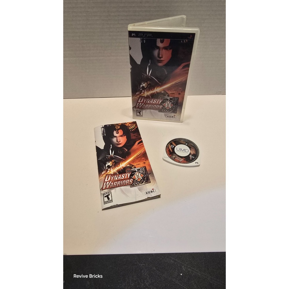 Dynasty Warriors (Sony PSP, 2005) CIB Complete Tested‎ Working Great Condition